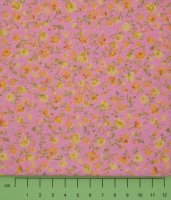 Fabric by the Metre - 099 Flowers - Pink